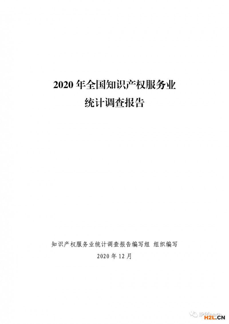 2020年全國(guó)知識(shí)產(chǎn)權(quán)服務(wù)業(yè)統(tǒng)計(jì)調(diào)查報(bào)告
