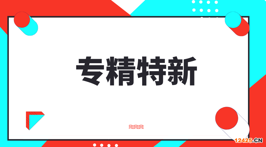 專精特新，專精特新小巨人