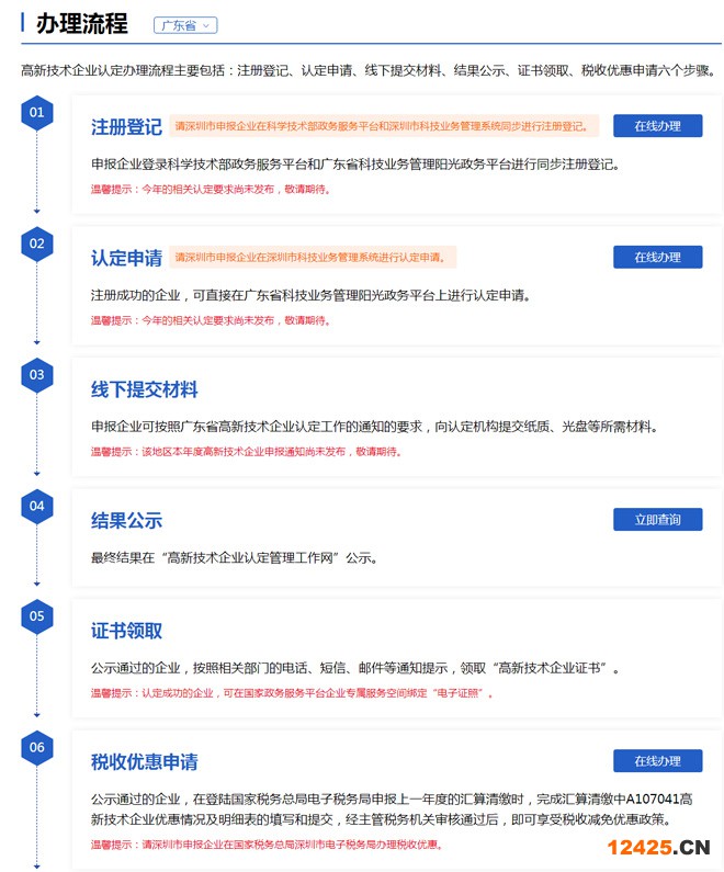 廣東省高新技術(shù)企業(yè)申報(bào)流程