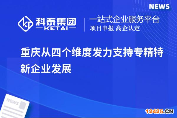 重慶從四個維度發(fā)力支持專精特新企業(yè)發(fā)展