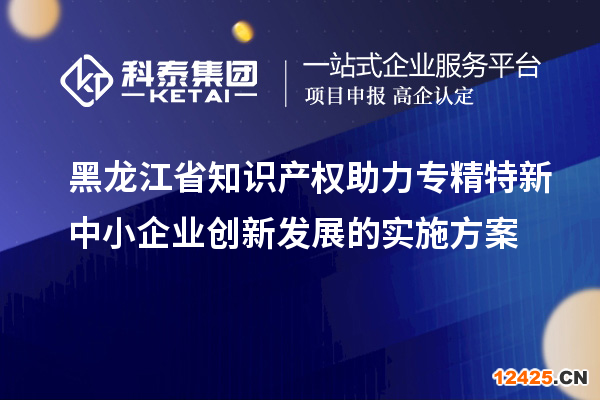 黑龍江省知識(shí)產(chǎn)權(quán)助力專精特新中小企業(yè)創(chuàng)新發(fā)展的實(shí)施方案