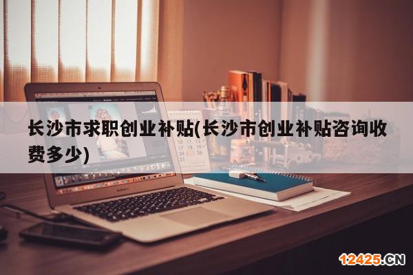 長沙市求職創(chuàng)業(yè)補貼(長沙市創(chuàng)業(yè)補貼咨詢收費多少)