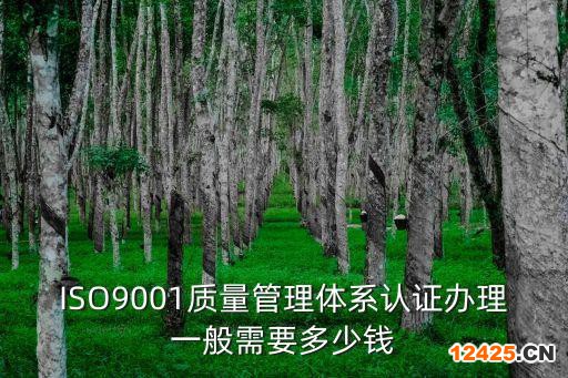 ISO9001質(zhì)量管理體系認(rèn)證辦理一般需要多少錢