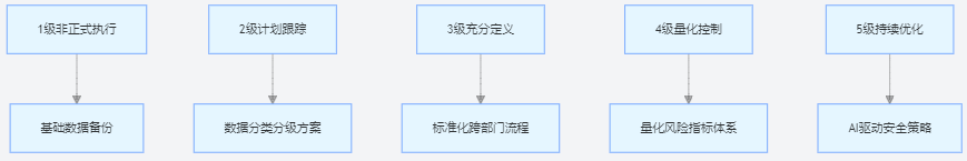 DSMM 認(rèn)證等級(jí)與核心能力要求對(duì)比